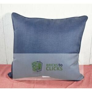 Arden Selections- Leala Texture Deep Seat Outdoor Back Cushion Sapphire